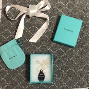 Tiffany and Co Oval dog tag necklace